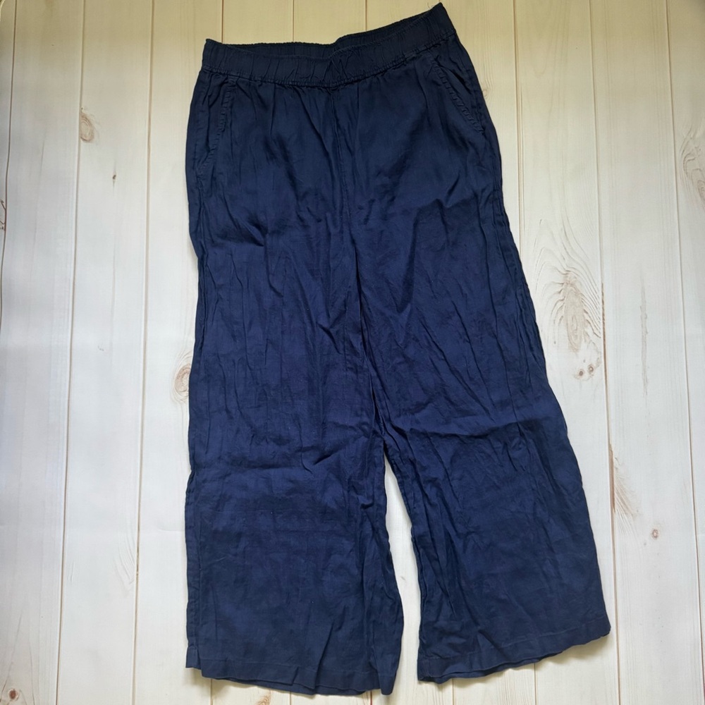 Vineyard Vines Wide Leg Linen Pants